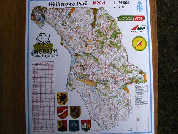 Mens long distance course JWOC